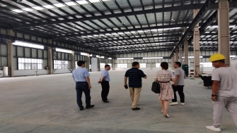 高新區(qū)管委會劉亞東主任調(diào)研我司承建的通晟汽車、全智機(jī)械項(xiàng)目